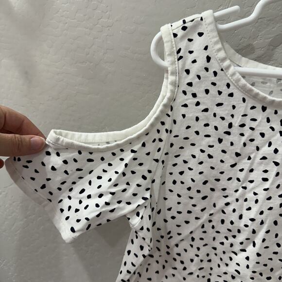Tea Collection Black & White Polka Dot Tank Top - Picture 3 of 7